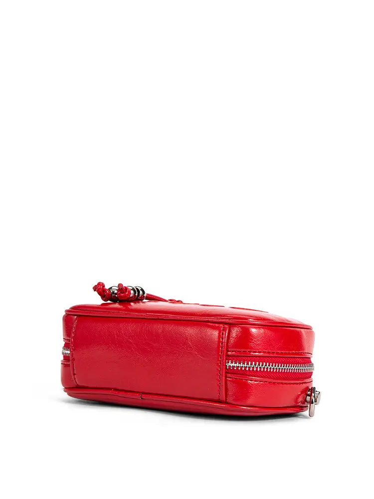 Spring Summer Boston Style Bowling Crossbody Bag