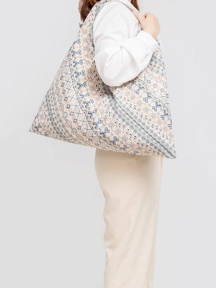 Canvas Triangle Bag - Printed