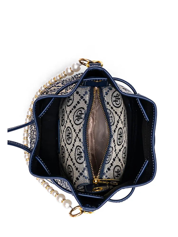 Jacquard Star Crossbody Bucket Bag