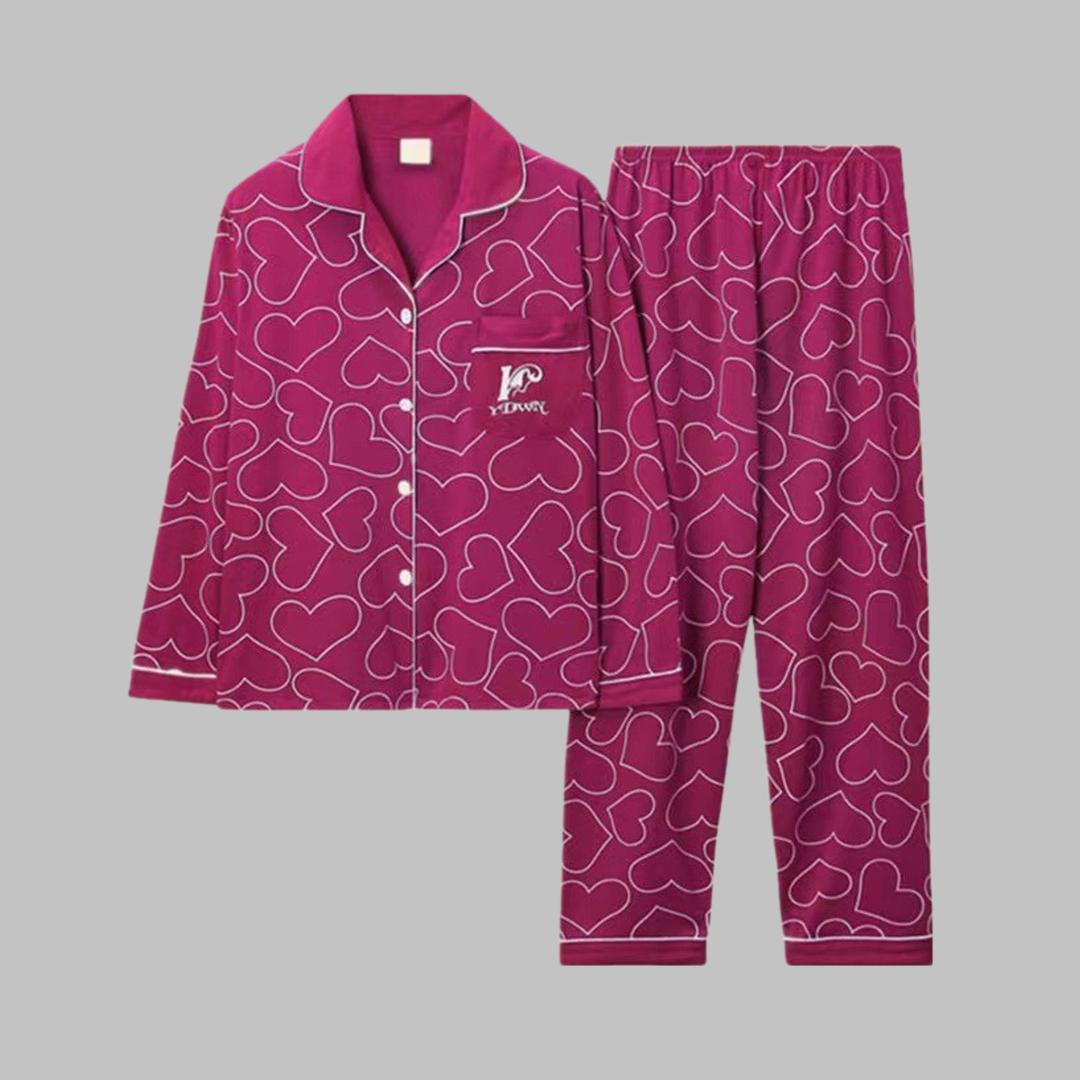 COSIMA™ - Cozy Long Sleeve Top and Pants Loungewear Set