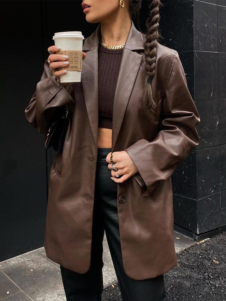 Chocolate Oversized Blazer