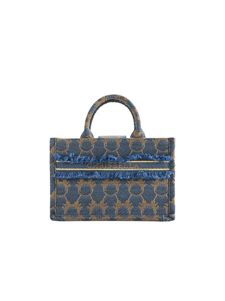 Denim Tote Shoulder Bag