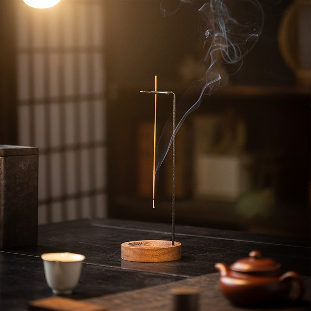 "Zen" Wood Incense Stand
