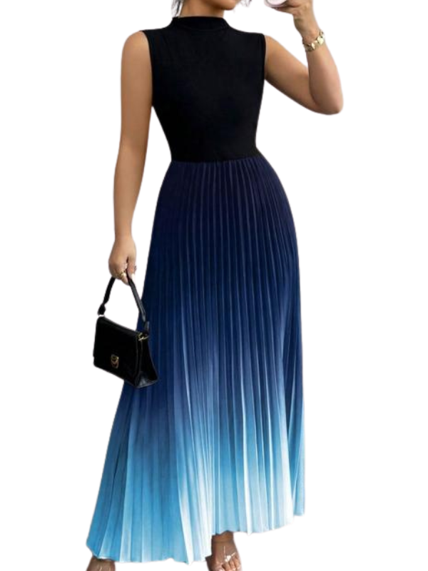 YZA™ – Elegant Ombre Sleeveless Evening Dress