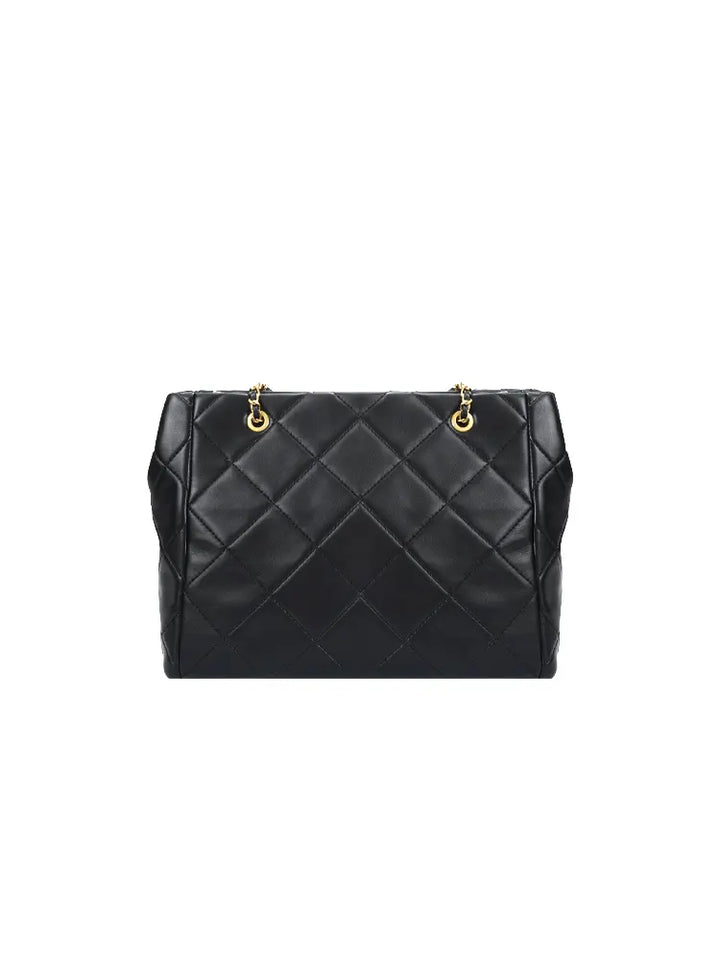 Quilted Chain Crossbody Bag in Chanel-Inspired Style