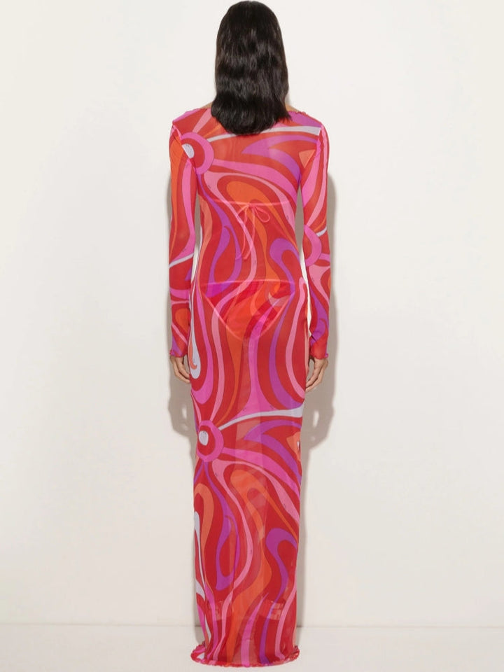 Marm Chiffon Maxi Dress