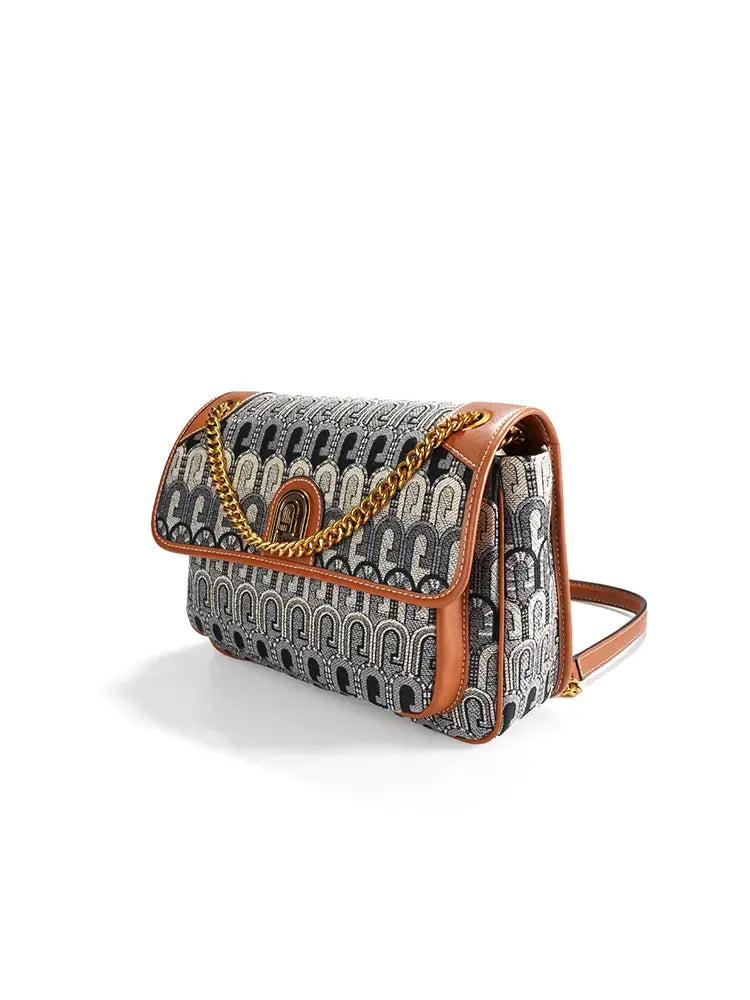 G-Jacquard Fabric Mini Crossbody Box Bag