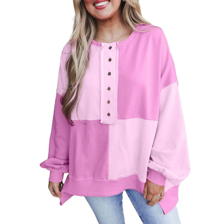 VICTORIA™ - Casual Long Sleeve Pullover with Crewneck for Daily Outfits