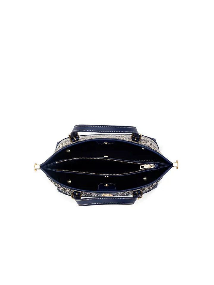 New Jacquard Star Mini Top Handle Tote Bag