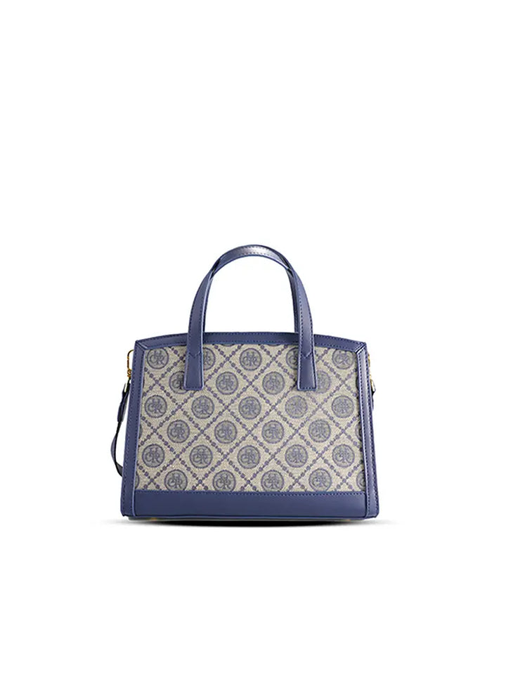 Jacquard Rhinestone Tote Crossbody Evening Bag