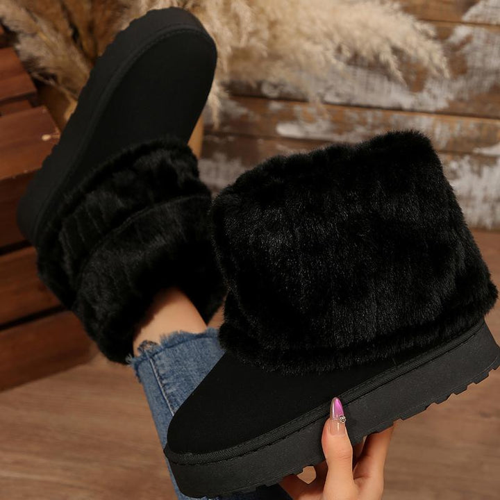 VANESSA™ - Women’s Snow Boots Fluffy Faux Lined Short Winter Platform Shoes