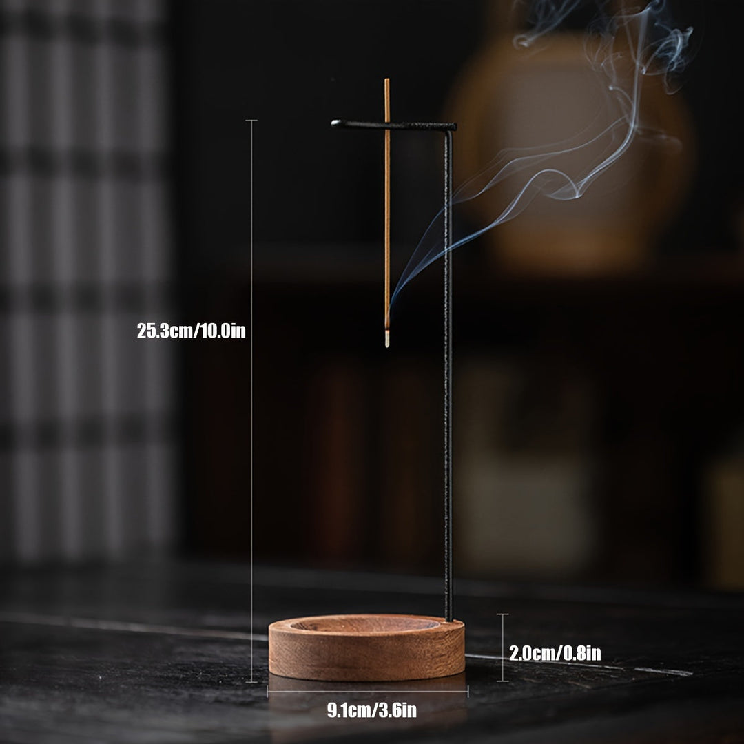 "Zen" Wood Incense Stand