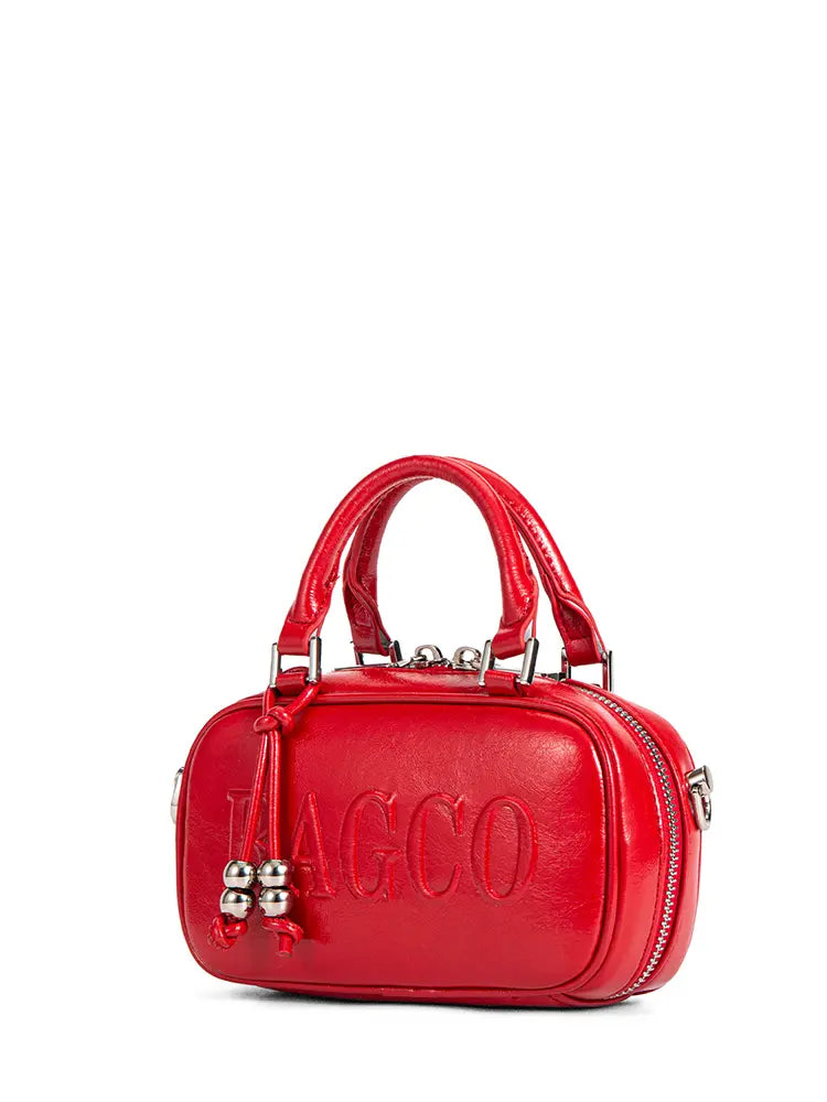 Spring Summer Boston Style Bowling Crossbody Bag