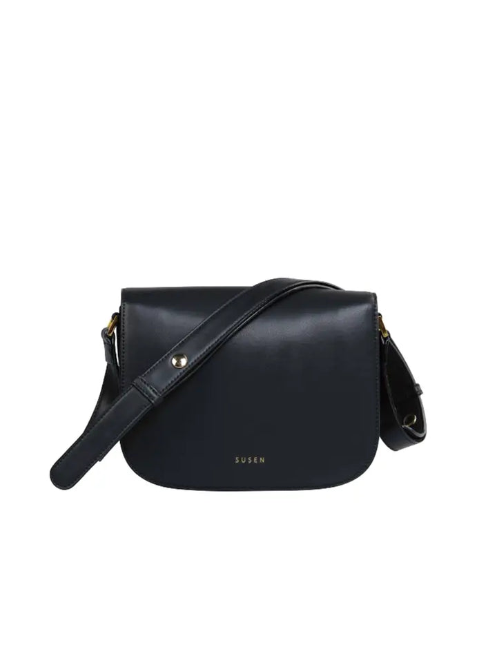Colorblock Saddle Crossbody Bag