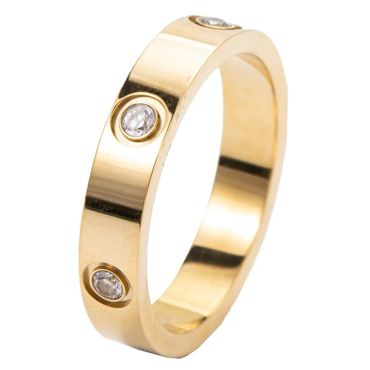 MONA™ – Sleek Modern Gold Ring