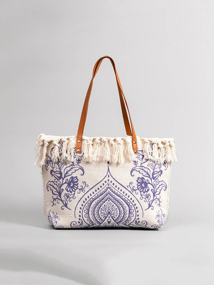 Canvas Printed Shoulder Bag