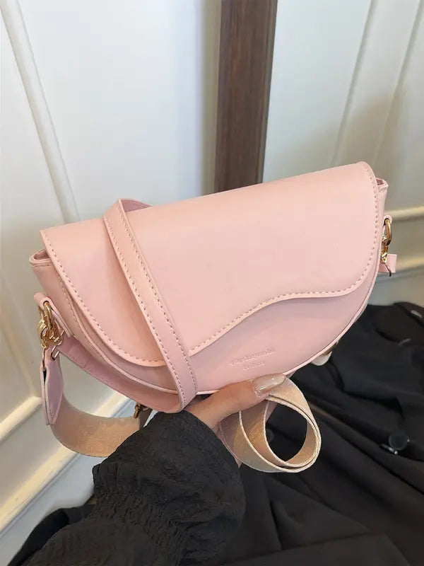 GABI™ - Simple Small Satchel Bag Versatile Flip Cover Crossbody Shoulder Bag