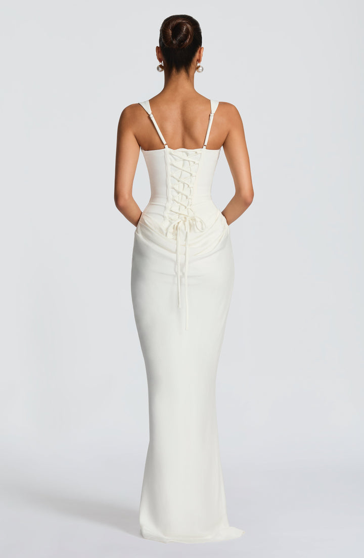 Luna · Maxi Dress with Square Neckline
