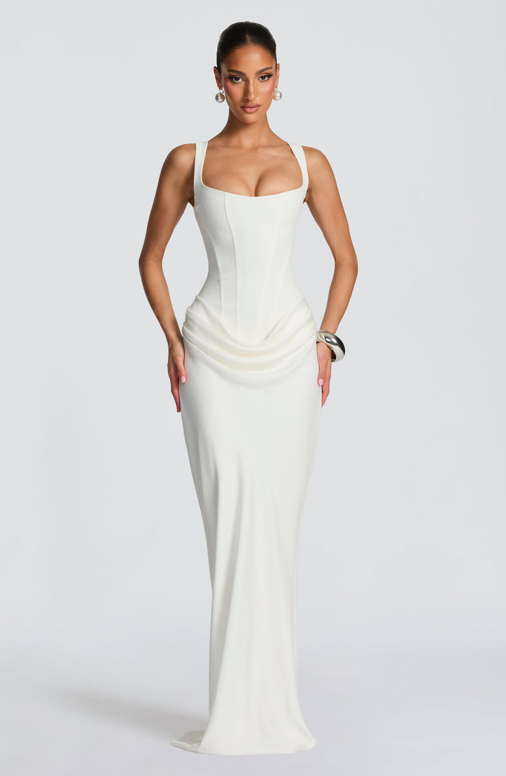Luna · Maxi Dress with Square Neckline