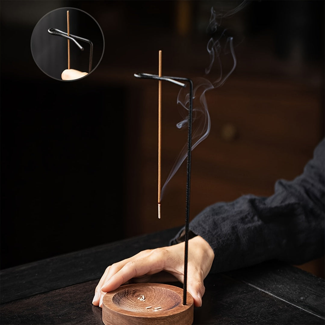 "Zen" Wood Incense Stand