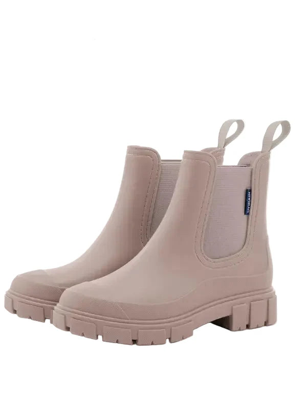 NESSA™ - Women’s Fashionable Ankle Boots Solid Color Waterproof Non-Slip