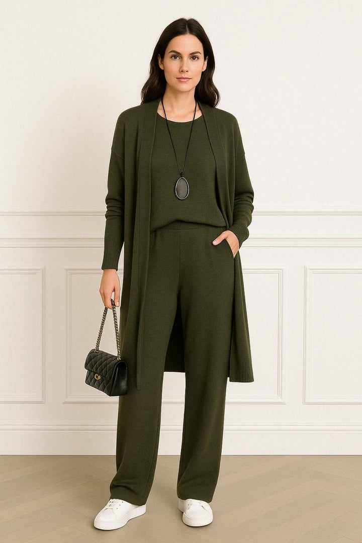 Vanessa Cardigan, Top & Pants Set